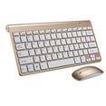 thumbnail image 4 of lionlar Keyboard Mouse Combo, 2.4GHz Slim Silent Keyboard Combo with USB Nano Receiver Golden, 4 of 6
