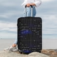 thumbnail image 3 of Lsque Mathematica Science Printed Luggage Cover, Travel Luggage Protector,Scratch and Dirt Resistant, Fits 18-32 Inch Luggage - X-Large, 3 of 9