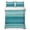 White Teal, variant on Twin Quilt Set 68''x86'', Vintage Flowers Lightweight Summer Bedspread Coverlet Set with 2 Pillow Shams, Spring Floral Botanical Pastoral Breathable All Season Quilt Bedding for Dorm/Bedroom