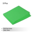 thumbnail image 3 of Uxcell 5Pcs EVA Foam Sheets 2mm Thickness for Art Crafts DIY Green 2mm, 3 of 7