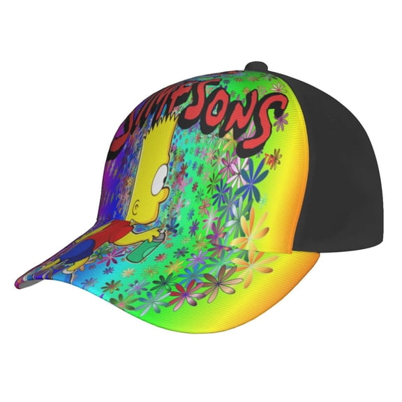 Simpsons Anime Baseball Cap Hats Adjustable Snapback Caps Cool Dad Hat for Men Women Teens Best Gift