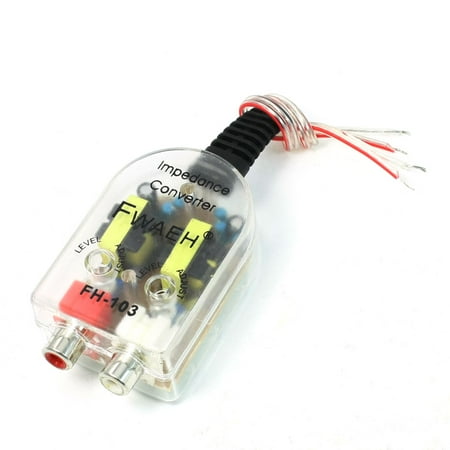 Line Level Isolator - Unique BargainsAuto RCA Line High to Low Adjustale Speaker Level Impedance Converter