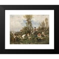 thumbnail image 2 of Filippo Palizzi 18x15 Black Modern Framed Museum Art Print Titled - Spring (1868), 2 of 5