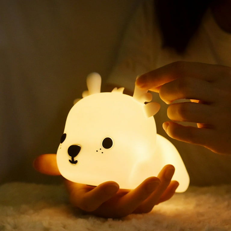 Night Light for Kids Milu Deer Nursery Night Lights with Battery