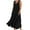 Black, variant on Patlollav Plus Size Womens,Women Summer Dresses Fashion Casual Solid Color Sleeveless Long Dress