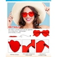 thumbnail image 3 of 30 Pares de Gafas de Sol Colzzy con Forma de Corazón para Halloween para Mujer, 3 of 7