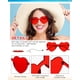 thumbnail image 3 of 30 Pares de Gafas de Sol Colzzy con Forma de Corazón para Halloween para Mujer, 3 of 7