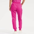 thumbnail image 4 of RXIRUCGD Women's High Waisted Drawstring Wide Leg Ankle Strap With Pocket Work Pants, Hot Pink, Size: S, 4 of 7