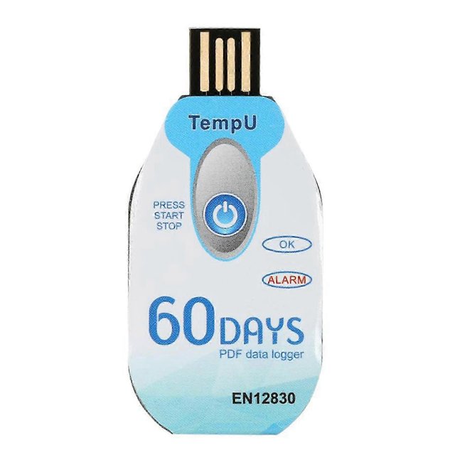 USB Temperature Data Logger 60 Days Waterproof PDF Cold Chain Temperature Recorder 10000