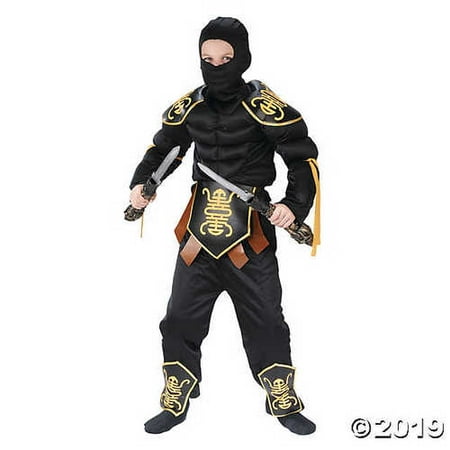 Boy's Muscle Ninja Warrior Costume - Small