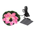 thumbnail image 1 of Solar Bird Bath Fountain,  Flower Solar Water Pump Multipurpose High Lift 1.4W  For Fish Pond For Patio, 1 of 8