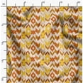 thumbnail image 2 of Soimoi Ikat Print, Poly Taffeta Fabric, Decor Sewing Fabric by The Yard 56 Inch Wide, Decorative Fabric for Outdoor Upholstery, Umbrellas and Home Accents, Yellow, 2 of 6