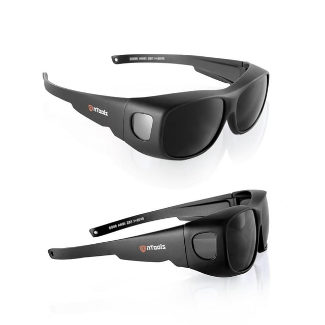 Gafas de soldadura AnTools IR 5.0 Lens, protección UV, color negro