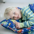 thumbnail image 6 of Olive Kids by Wildkin Original Nap Mat with Pillow, Features Robots with Hook and Loop Fastener in Soft Cotton Blend Materials, 6 of 9
