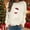 Beige, variant on FDGIU Trendy 2025 Women's Xmas Sweater – Funny Print Long Sleeve Pullover, Winter Casual Tunic