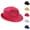 Hot Pink, variant on Kids Adjustable Sun Protection Bucket Hat Solid Color Lightweight Breathable Fisherman Cap UV Shield Soft Cotton Outdoor Beach Travel Summer Hat for Boys Girls Casual Daily Wear Essentials