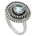 thumbnail image 3 of Sky Blue Topaz 925 Sterling Silver Ring s.6 Jewelry R-1388 AGR1017_A_6, 3 of 6