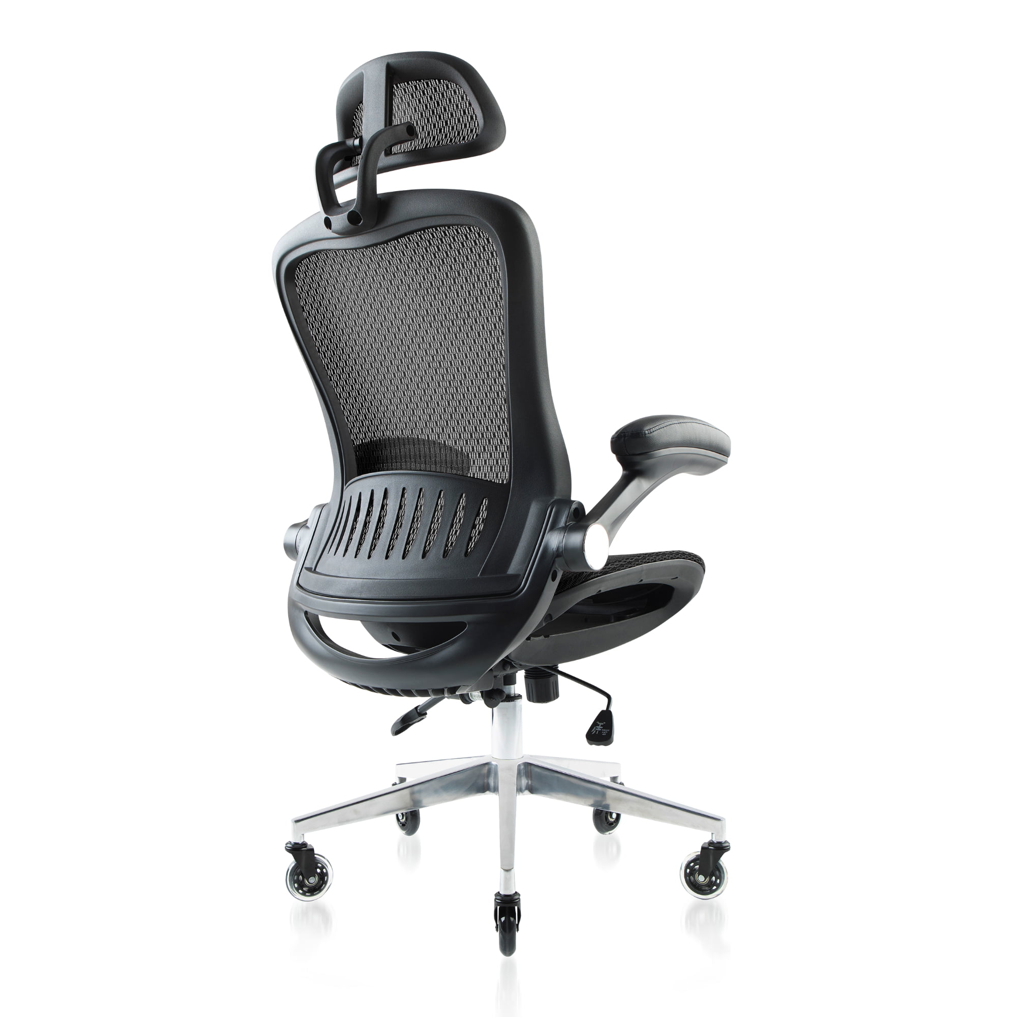 Durrafy Office Chair Ergonomic, Desk chair with 90Â° Flip-up