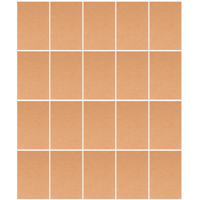 WHAMVOX 200Ud Tarjetas Kraft En Papel Kraft Para Mensajes Y Manualidades De Clásico Para Decorar