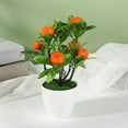 thumbnail image 6 of Inerposs Artificial Potted Plant, Simulation Pachycarpus Fortunei, Decorative Bonsai, Indoor Home Decoration, Elegant Living Room Decor, Perfect Gift for Housewarming, 6 of 6