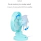 thumbnail image 4 of Ventilador deportivo Mini ventilador enfriador de viaje portátil volumen silencioso ventilador de mano aire acondicionado eléctrico enfriador carga USB Vhermosa, 4 of 5