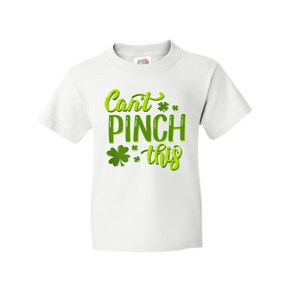 Inktastic St. Patrick's Day Can't Pinch This Hand Lettering Youth T-Shirt