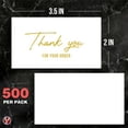 thumbnail image 5 of Thank You For Your Order Business Note Cards | Beautiful Customer Appreciation Writable Cards, For Small and Large Businesses | 2 x 3.5” | 80lb (216gsm) Card Stock | 500 Per Pack, 5 of 5