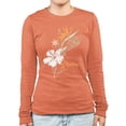 thumbnail image 3 of Pipeline Waveflower Floral Themed Graphic Tee - Long Sleeve Women's, 3 of 4