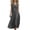 Dark Gray, variant on Ladies Sleeveless Asymmetrical Button Flowy A-Line Casual Dress with Side Pockets
