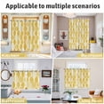 thumbnail image 5 of Yellow Geometric Kitchen Curtains Window Panels, Morocco Modern Abstract Plaid Art Insulated Window Treatment Curtain, Grommet Curtains for Bedroom/Living Room/Bathroom, 2 Piece 52"Wx72"L, 5 of 8