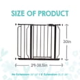 thumbnail image 2 of Regalo Easy Step 38.5-Inch Wide Walk Thru Baby Gate, Black, Metal, 2 of 10