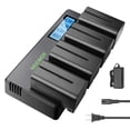 thumbnail image 1 of Baterías de repuesto Neewer NP-F750 7,4 V 5600 mAh (x4) con cargador, 1 of 9