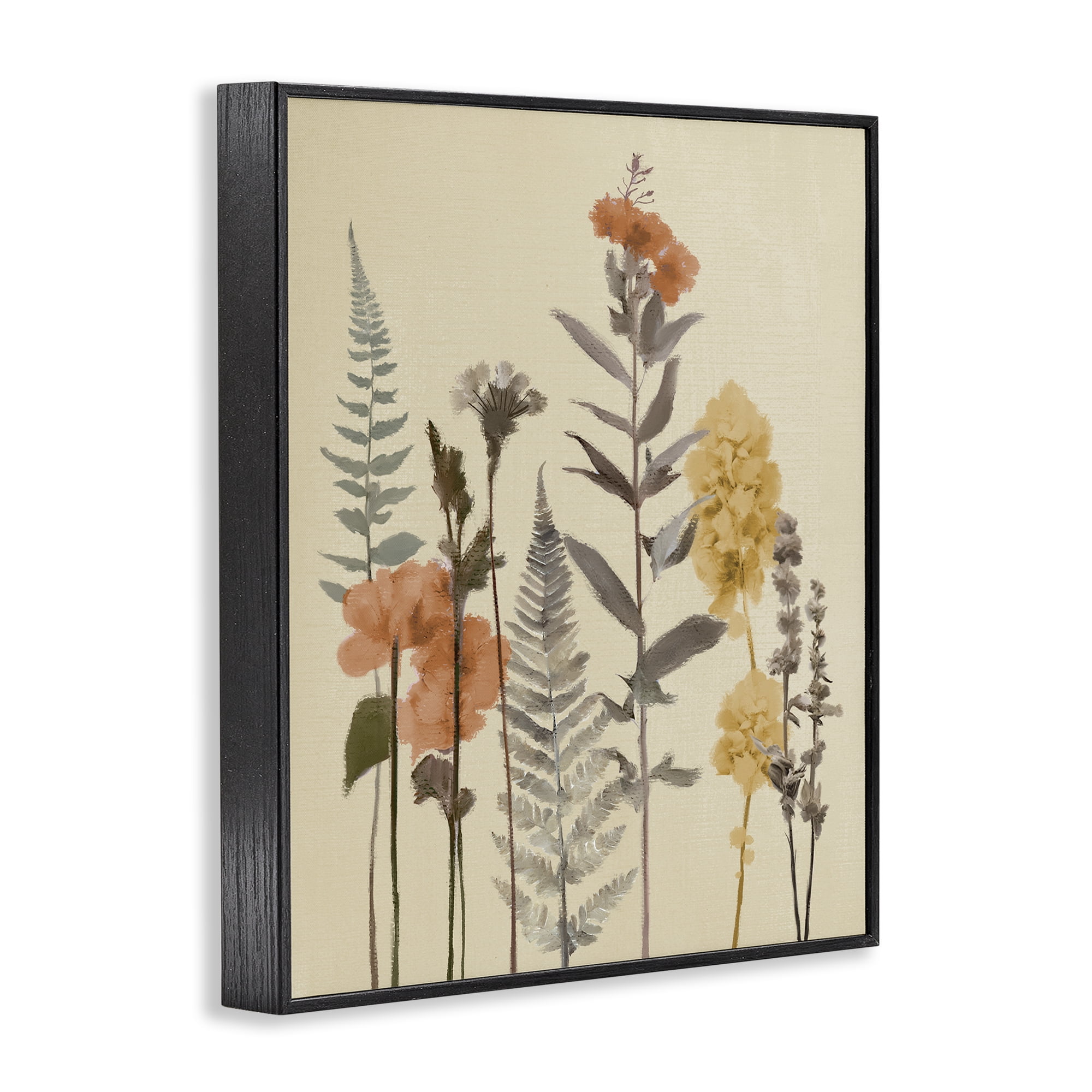 Stupell Industries Fall Botanicals Fresh Ferns Black Framed Giclee Art, design by Elizabeth Medley