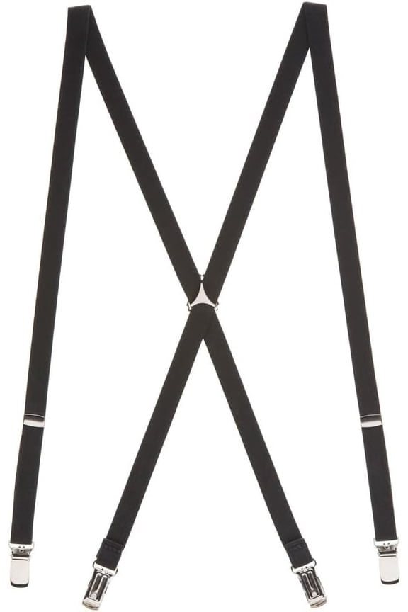 Mens Thin Suspenders - 3/4 Inch Wide Matte Finish