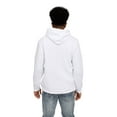 thumbnail image 2 of Men's Drip Patched Fleece Pullover Hoodie JK5042 - White - 5X-Large, 2 of 4