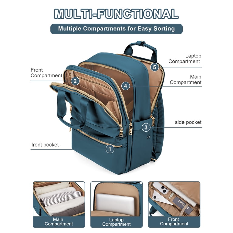 Travel Backpack For Women Men Airline Approved Carry On Bags  display picture 2