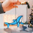 thumbnail image 5 of EUDIDV Christmas Decorations Automotive Charms Stained Glass Car Crafts Glass Hanging Decoration Home Window Kitchen Car Ornamental Christmas Hanging Glass Animals, 5 of 6