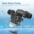 thumbnail image 6 of Brushless Water Pump,12V 10W DC Brushless Solar High Temperature Water Pump for Circulation Pumping Fountain Solar Panel Pond Aquarium Water Circulation System, 6 of 7