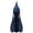 Blue, variant on Medieval Coif Cap Thrace Hood Cowl with Ear Flaps Hat Headwear Victorian Mens Costume Accessories