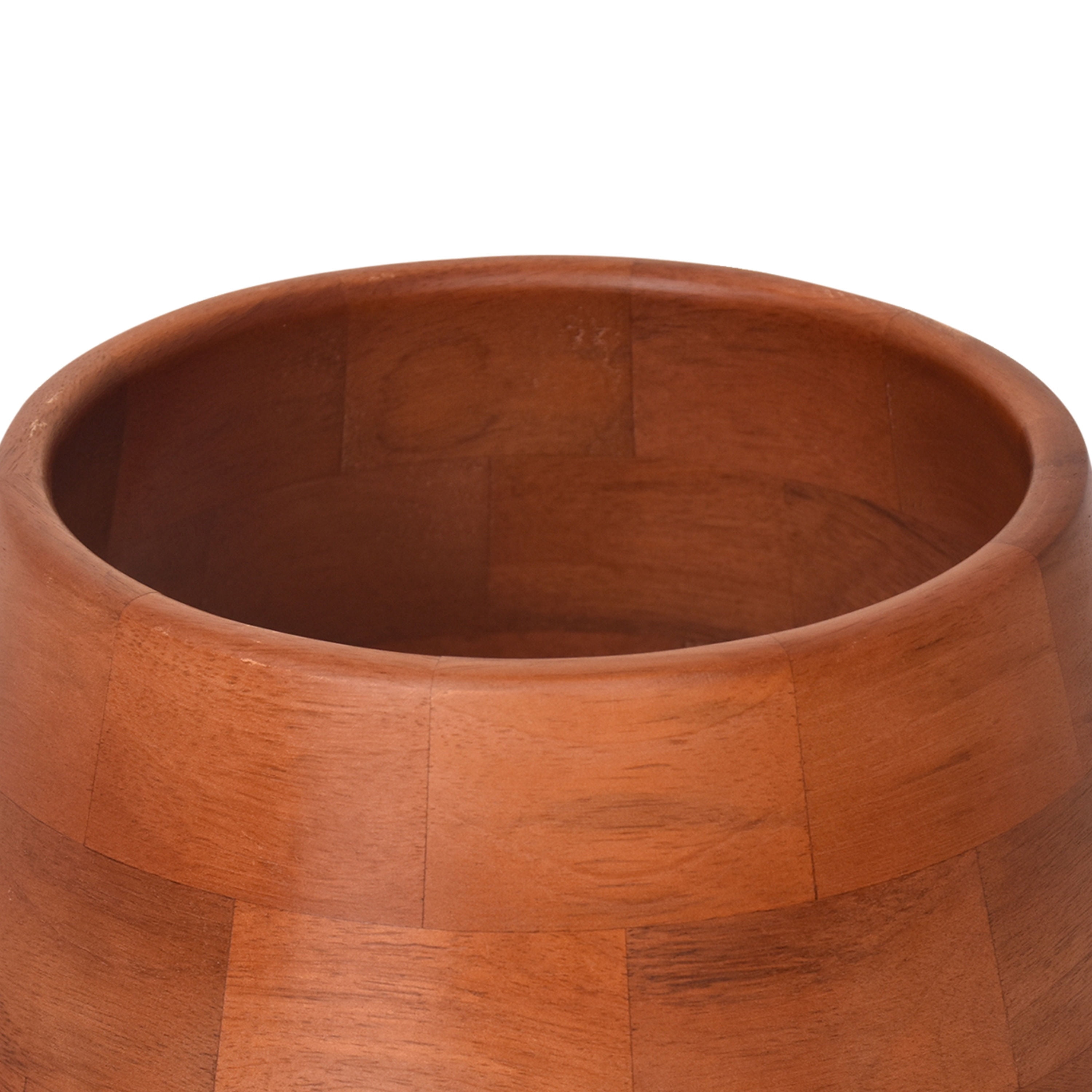 Wood Mini Christmas Tree Collar, Dark Natural Finish, 9", by Holiday Time