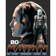 thumbnail image 2 of Women's Star Wars: The Mandalorian Bo-Katan Portrait Graphic Tee Black Small, 2 of 4