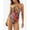 Multi Colored, variant on MULTI Juniors' Reina Tropical Santa Cruz One-Piece Swimsuit, US Medium