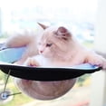 thumbnail image 3 of Hamaca con ventana para gatos, cápsula , asiento para gatos, soporte inferior, cama para gatos, ahorro de espacio para gatos Azul jinwen percha de la ventana del gato, 3 of 8