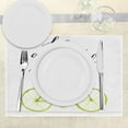 thumbnail image 3 of Ambesonne Inspirational Place Mats Set of 4, Life is a Bike Ride, Standard Size, Green Black, 3 of 6