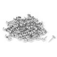 thumbnail image 3 of Home Furniture Upholstery Thumb Tack Nail Push Pin Silver Tone 6mm x 14mm 100pcs, 3 of 4