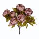 thumbnail image 1 of Ramo de flores de peonía artificial Oficina en casa Decoración floral falsa Boda Ramo de flores de seda, Cameo Marrón Eigraketly HA7181-03B, 1 of 6