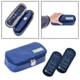 thumbnail image 4 of Estuche de viaje enfriador de insulina Bolsa de insulina impermeable para suministro de viales, paquete de medicamentos y suministros Estuche aislado en frío con 2 paquetes Azul Yinane enfriador de viaje, 4 of 8