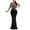 Black, variant on Rrunsv Women Dresses for Special Occasions Formal Dresses for Women Evening Party Slit Ruched Bodycon Maxi Dress Wedding Dress White,XXL