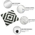 thumbnail image 4 of BANET Decorative Throw Pillow Covers Pillow Covers for Sofa Outdoor Throw Pillow Cover, Throw Pillow Case White, 4 of 5