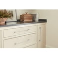 thumbnail image 2 of Amerock Cityscape 10-1/16 inch (256mm) Center-to-Center Satin Nickel Cabinet Pull - 10 Pack, 2 of 5
